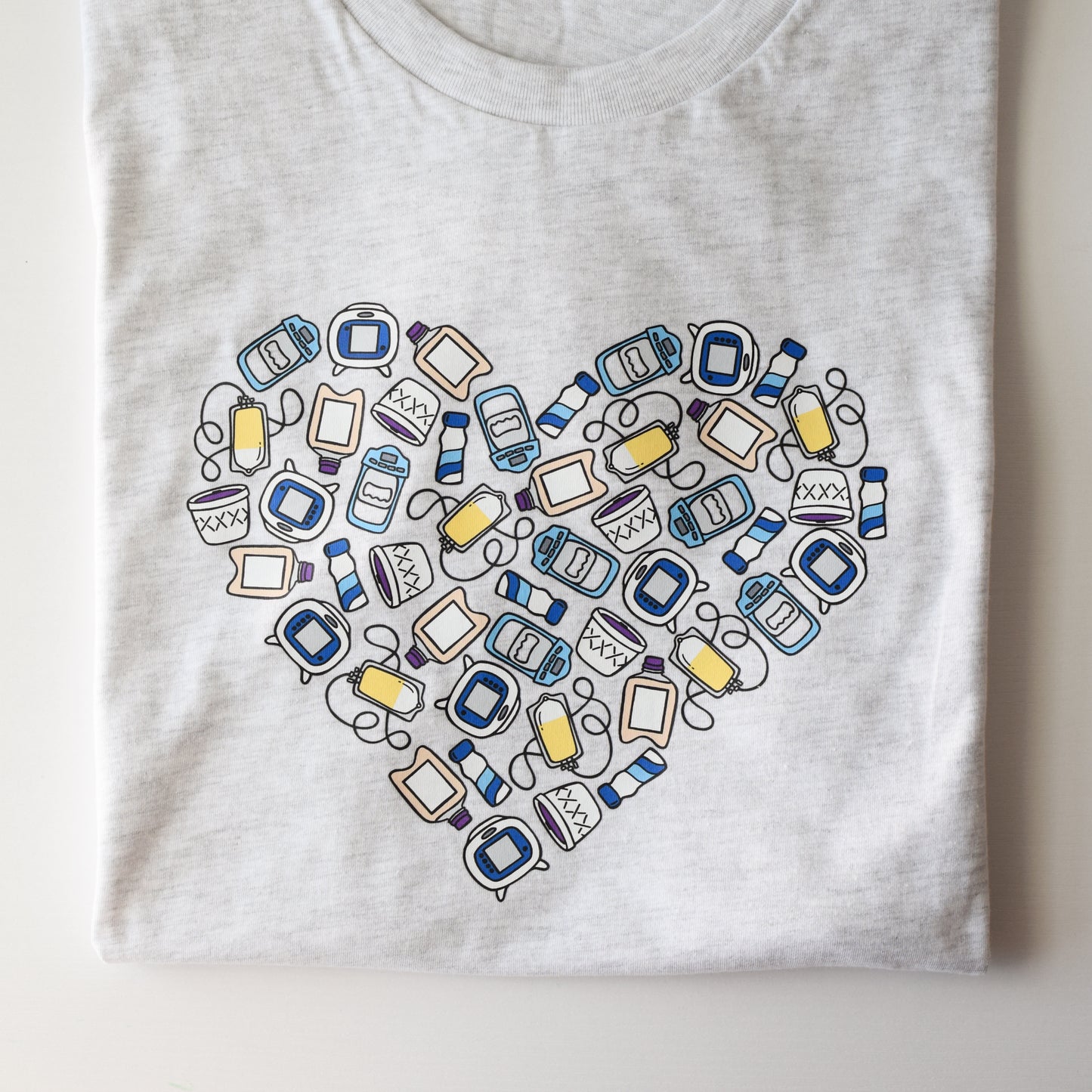 Clinical Doodle Heart Tee