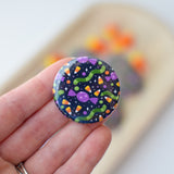 Halloween Candy Button or Magnet