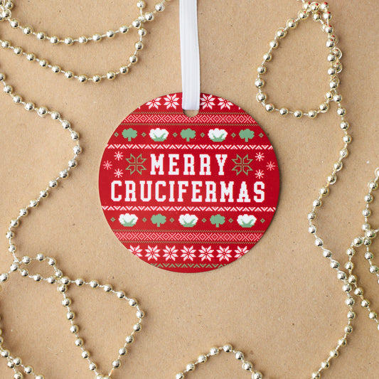 Merry Crucifermas Ornament