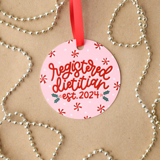 Registered Dietitian Est. 2024 Ornament