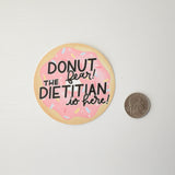 Donut Fear Sticker