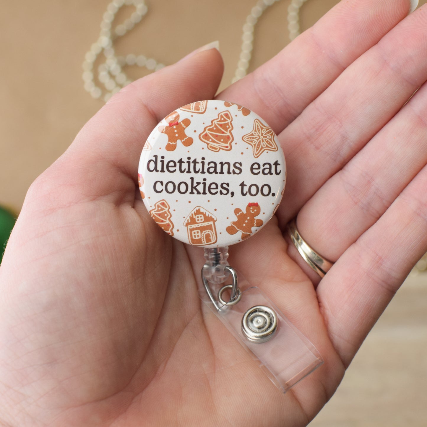 Dietitians Eat Cookies, Too Badge Reel + Topper