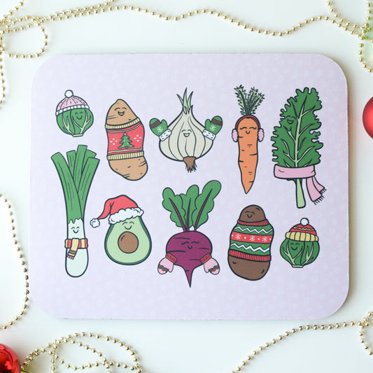 Seasonal Veggies Mouse Pad