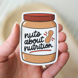 Nuts About Nutrition Sticker