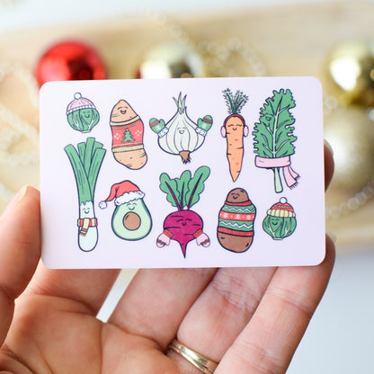 Seasonal Veggies Large Magnet