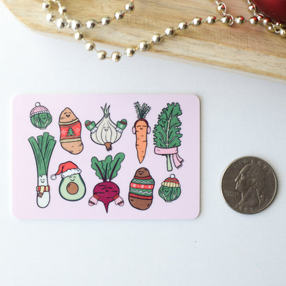 Seasonal Veggies Large Magnet