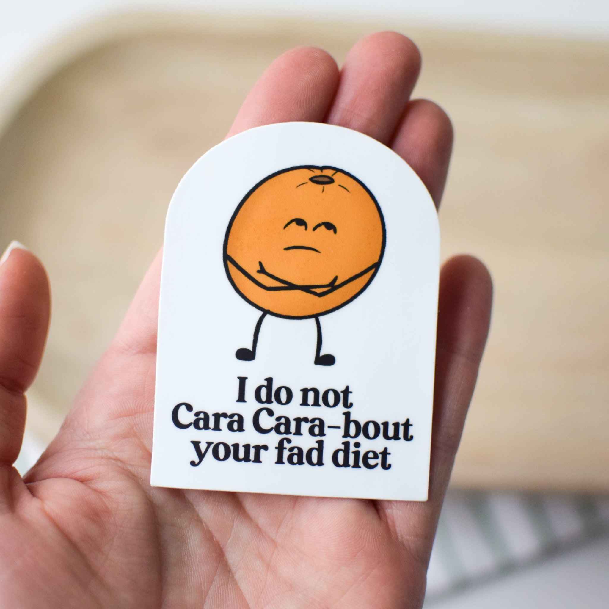 Cara Reka Sticker I Don't Cara Cara Sticker – Donut Season