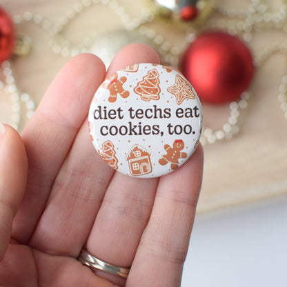 Holiday Diet Tech Button or Magnet Bundle