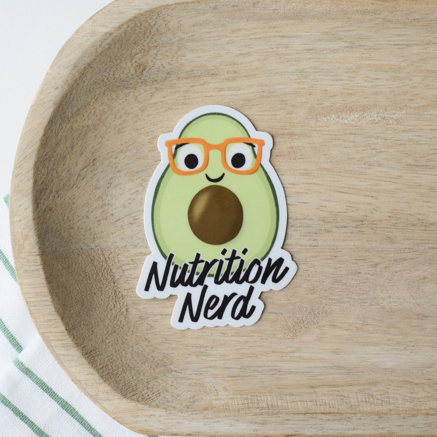 Nutrition Nerd Sticker