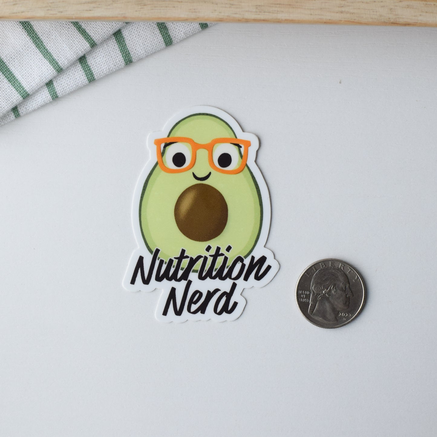 Nutrition Nerd Sticker