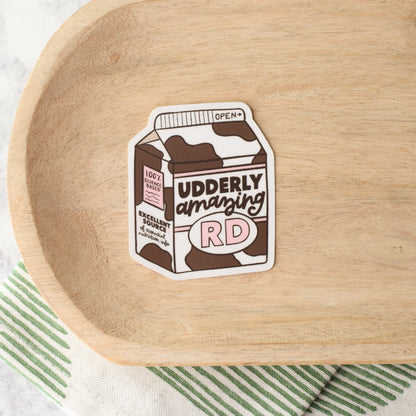 Udderly Amazing RD Sticker