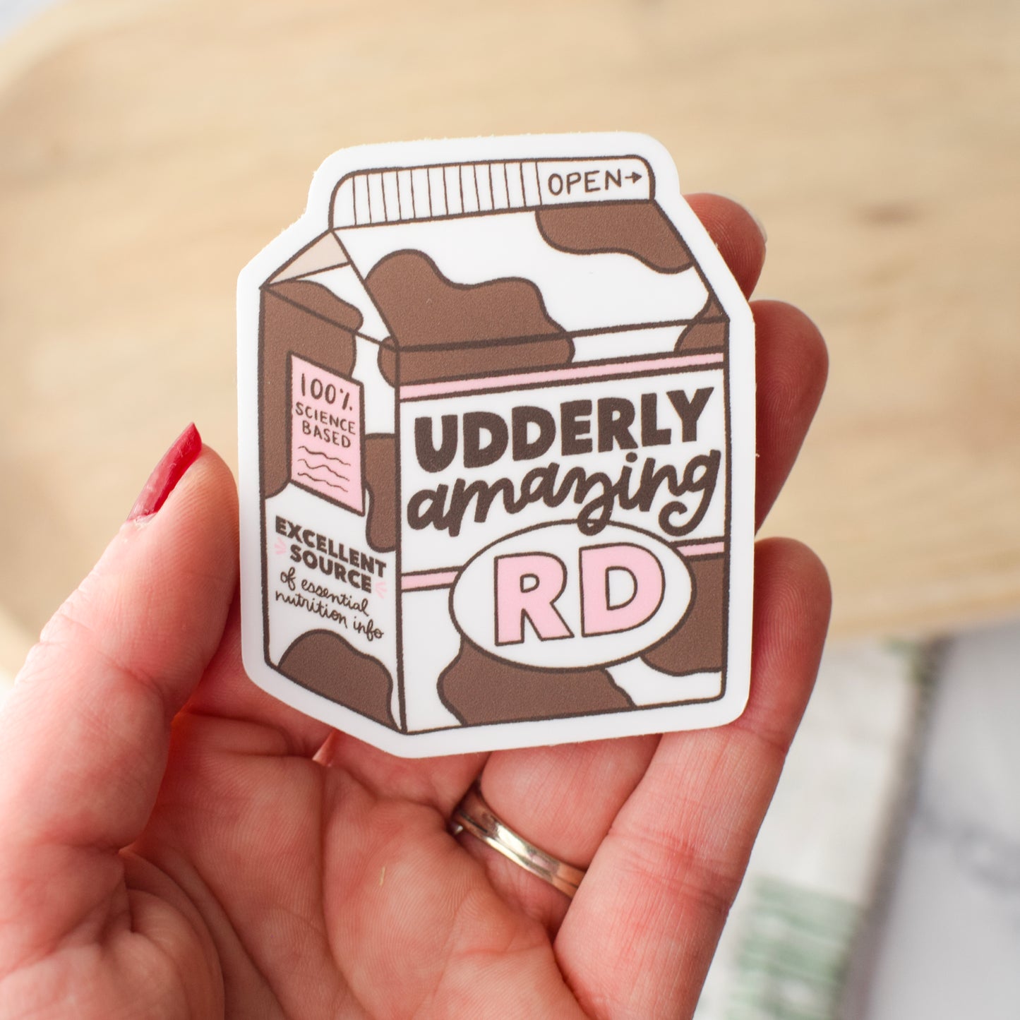 Udderly Amazing RD Sticker