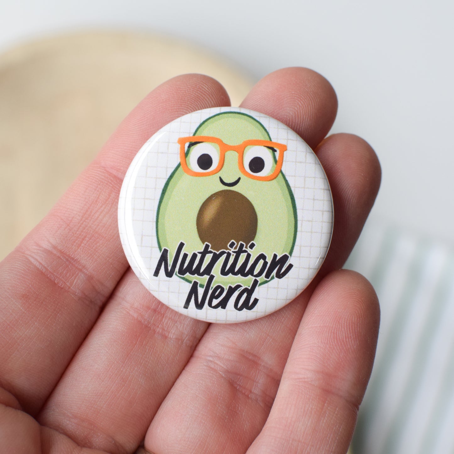 Nutrition Nerd Badge Reel + Topper