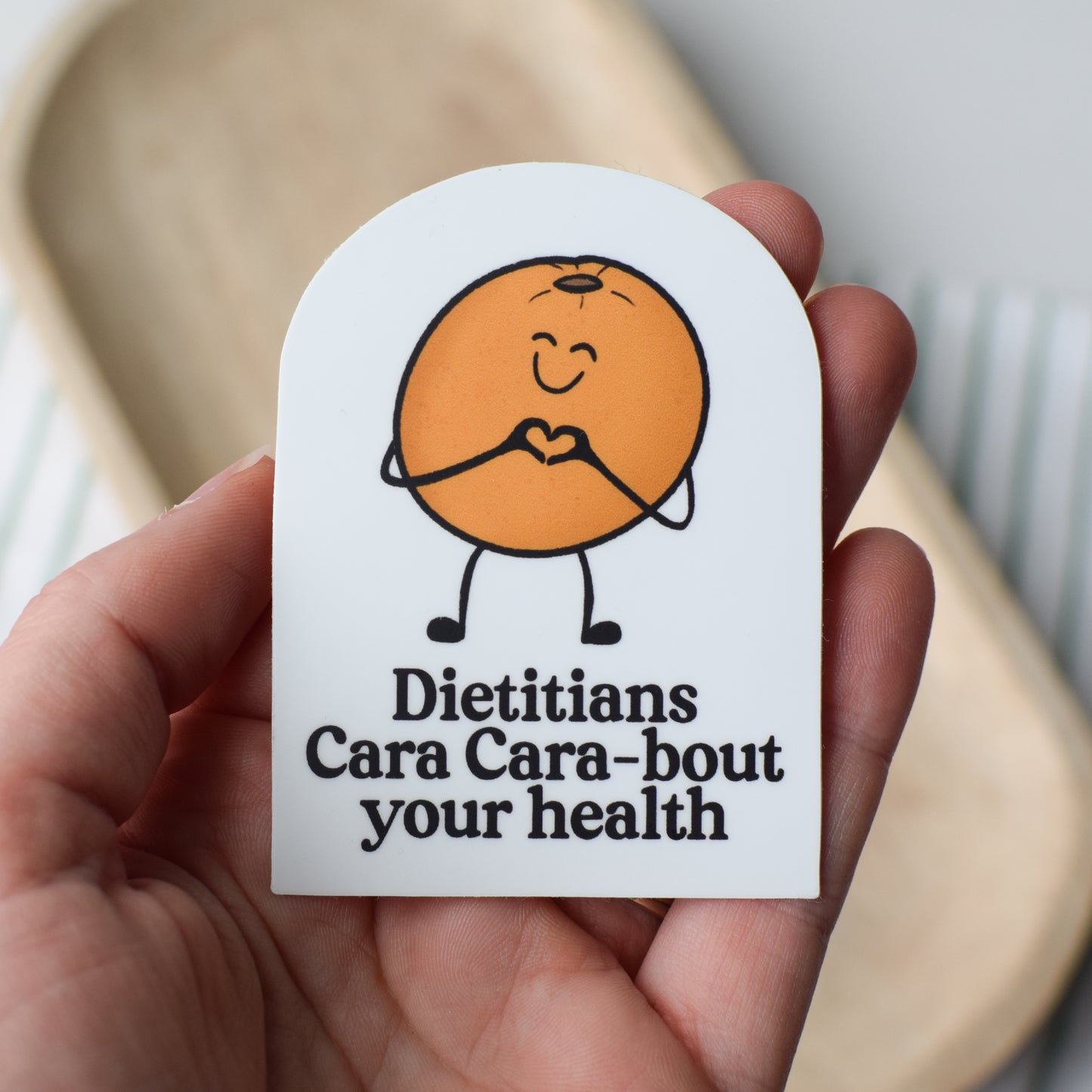 Cara Cara-Bout Health Sticker