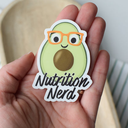 Nutrition Nerd Sticker