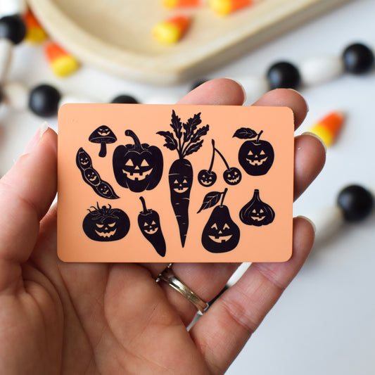 Jack O Lantern Salad Large Magnet