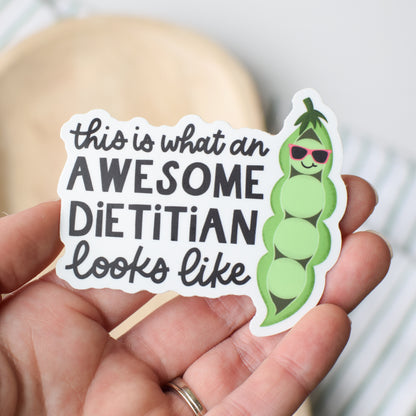 Awesome Dietitian Sticker