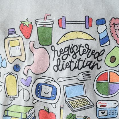 Registered Dietitian Doodles Tee