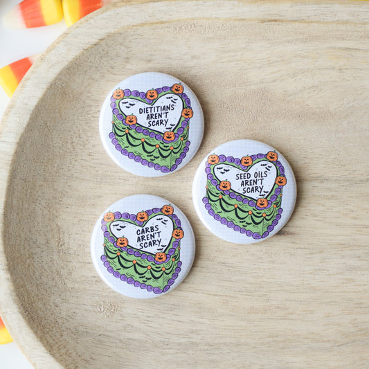 Halloween Cake Button or Magnet