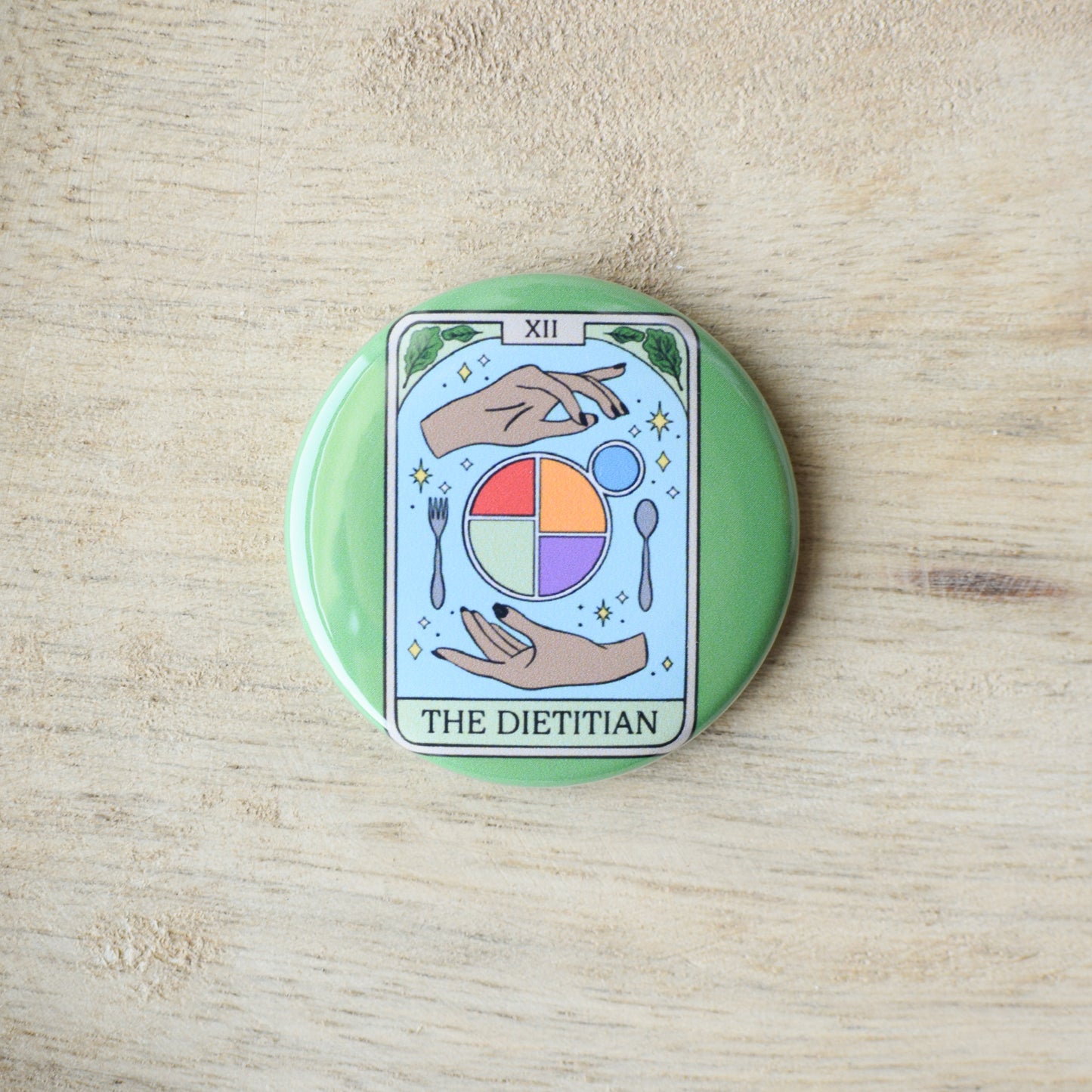 Dietitian Tarot Card Button or Magnet