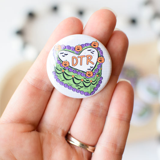 DTR Halloween Cake Button or Magnet