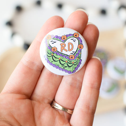 RD Halloween Cake Button or Magnet