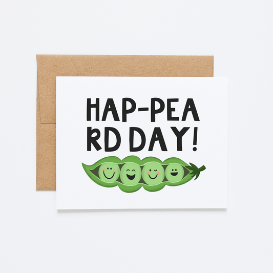 Hap-pea RD Day Printable Card