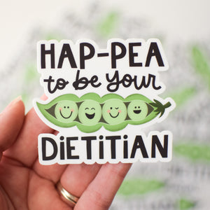 Hap-pea to be Your Dietitian Sticker