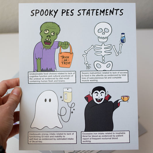 Spooky PES Statements Art Print