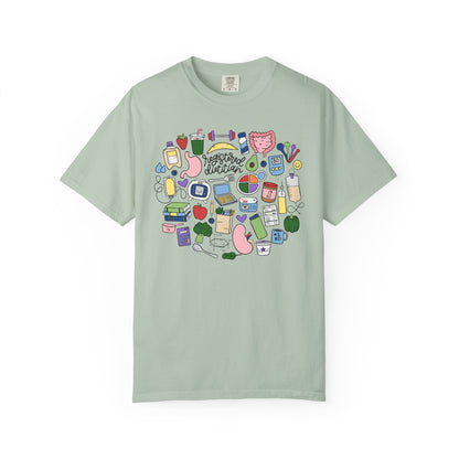 Registered Dietitian Doodles Tee