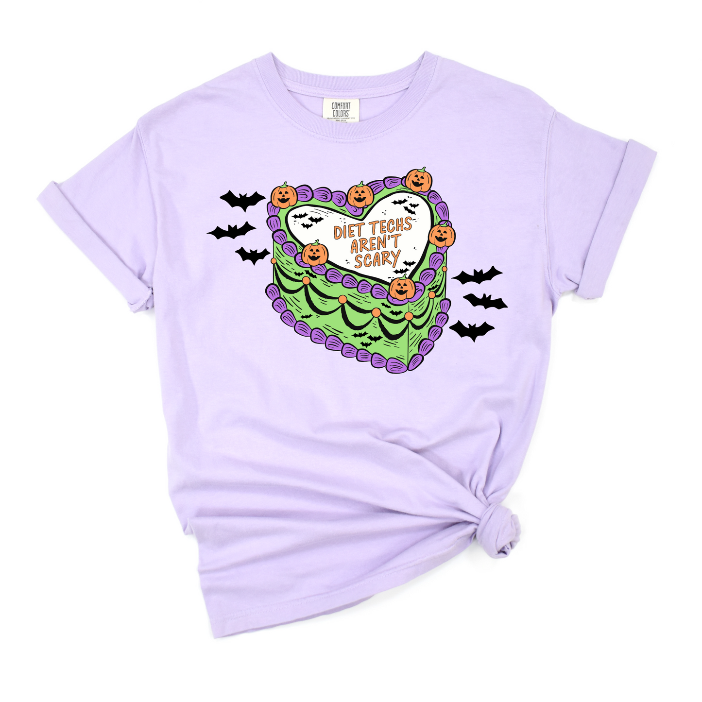 Diet Techs Aren't Scary Halloween Cake Tee