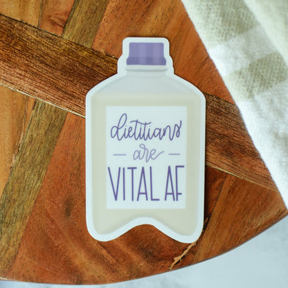 Dietitians Are Vital AF Sticker