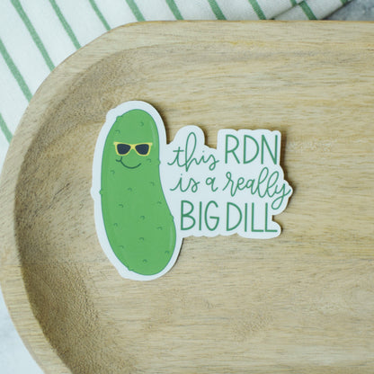 Really Big Dill RDN Sticker