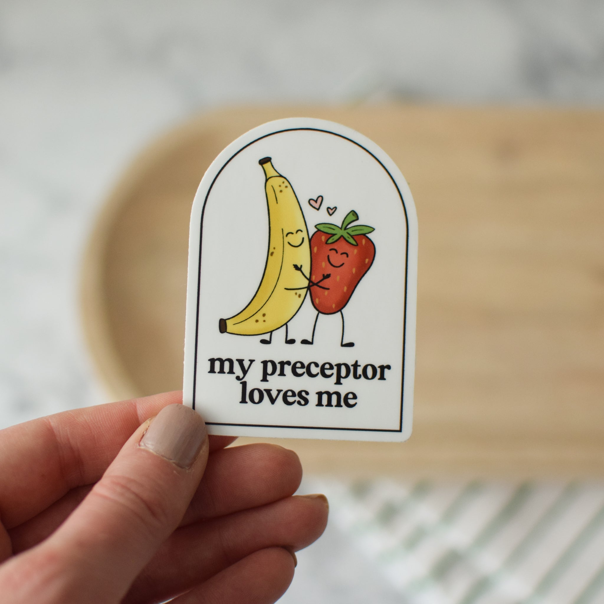 Preceptor Sticker My Preceptor Loves Me Sticker – Donut Season