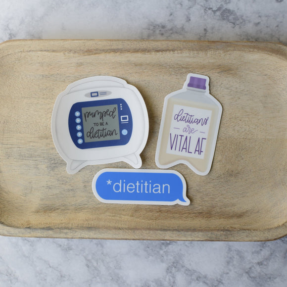 Bundle of Registered Dietitian Stickers