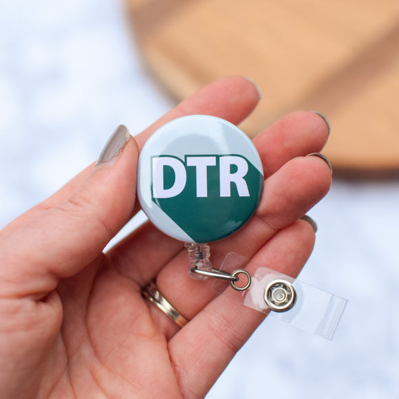 DTR Credentials Badge Reel + Topper