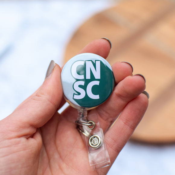 CNSC Credentials Badge Reel + Topper
