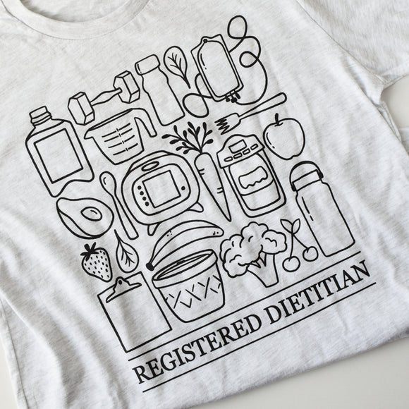 Registered Dietitian Icons Tee