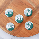NDTR Credentials Badge Reel + Topper