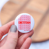 Dietitian Take Out Bag Button or Magnet