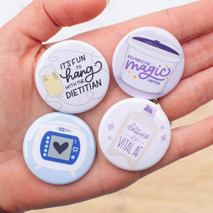 Clinical Dietitian Button or Magnet Bundle