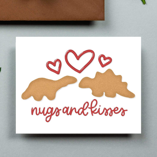 Nugs and Kisses Printable Card